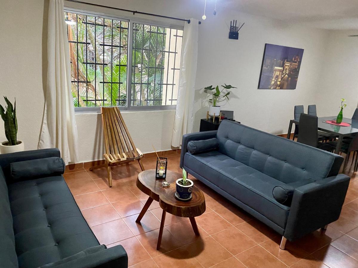 Peach35 Apartamento Centrico, 5 Min De La Playa カンクン エクステリア 写真